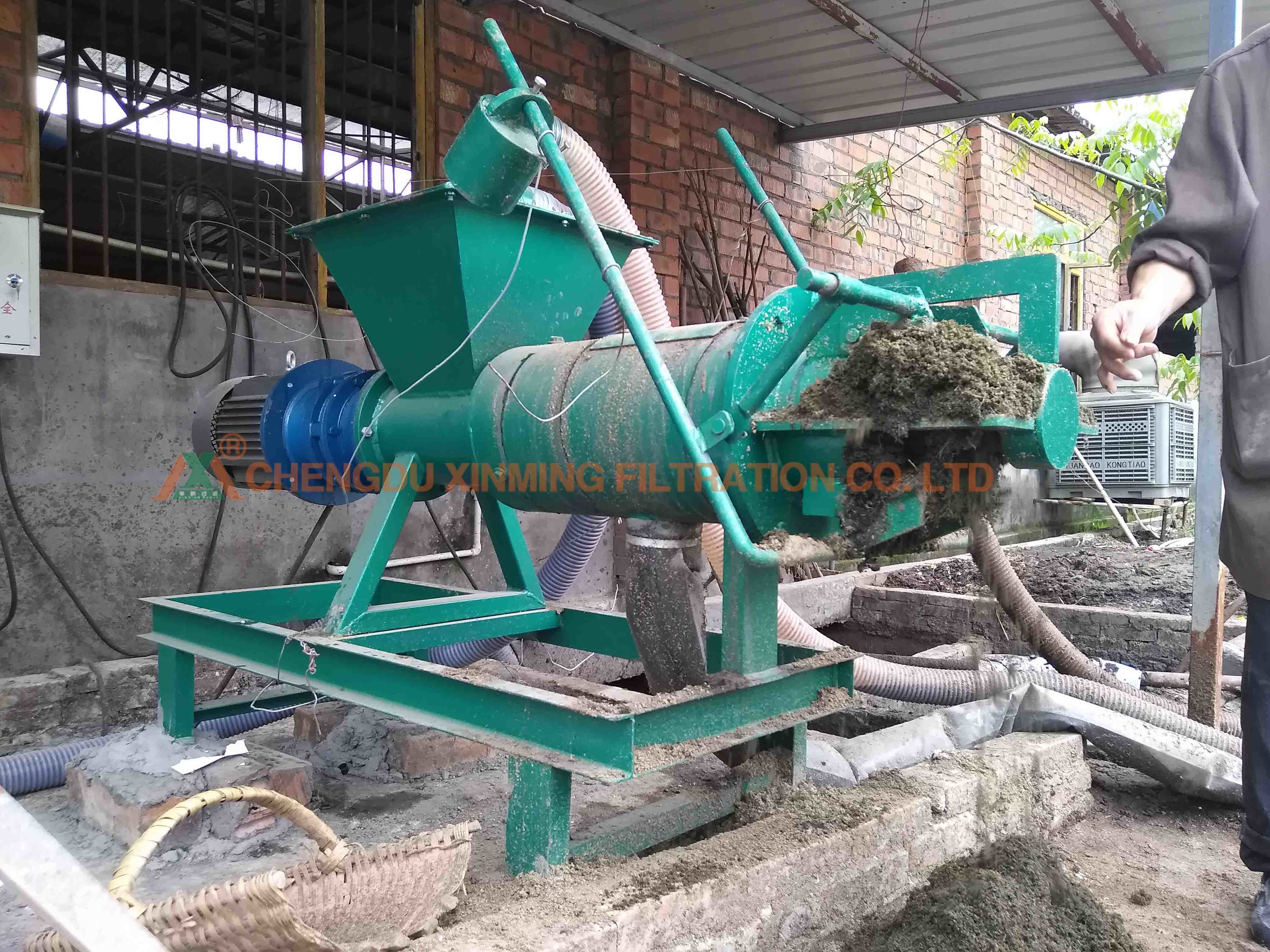 Agricultural Solid Liquid Separation Machine Manure Liquid Dehydrator Machine