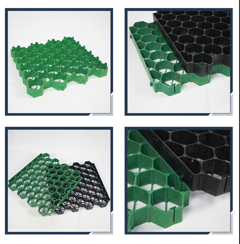 Lap Buckle Residential Plastic Grass Grid For Car Parking Lot Eco Friendly