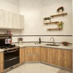 Customized Furniture OEM ODM PVC Modern Wood Kitchen Cabinets
