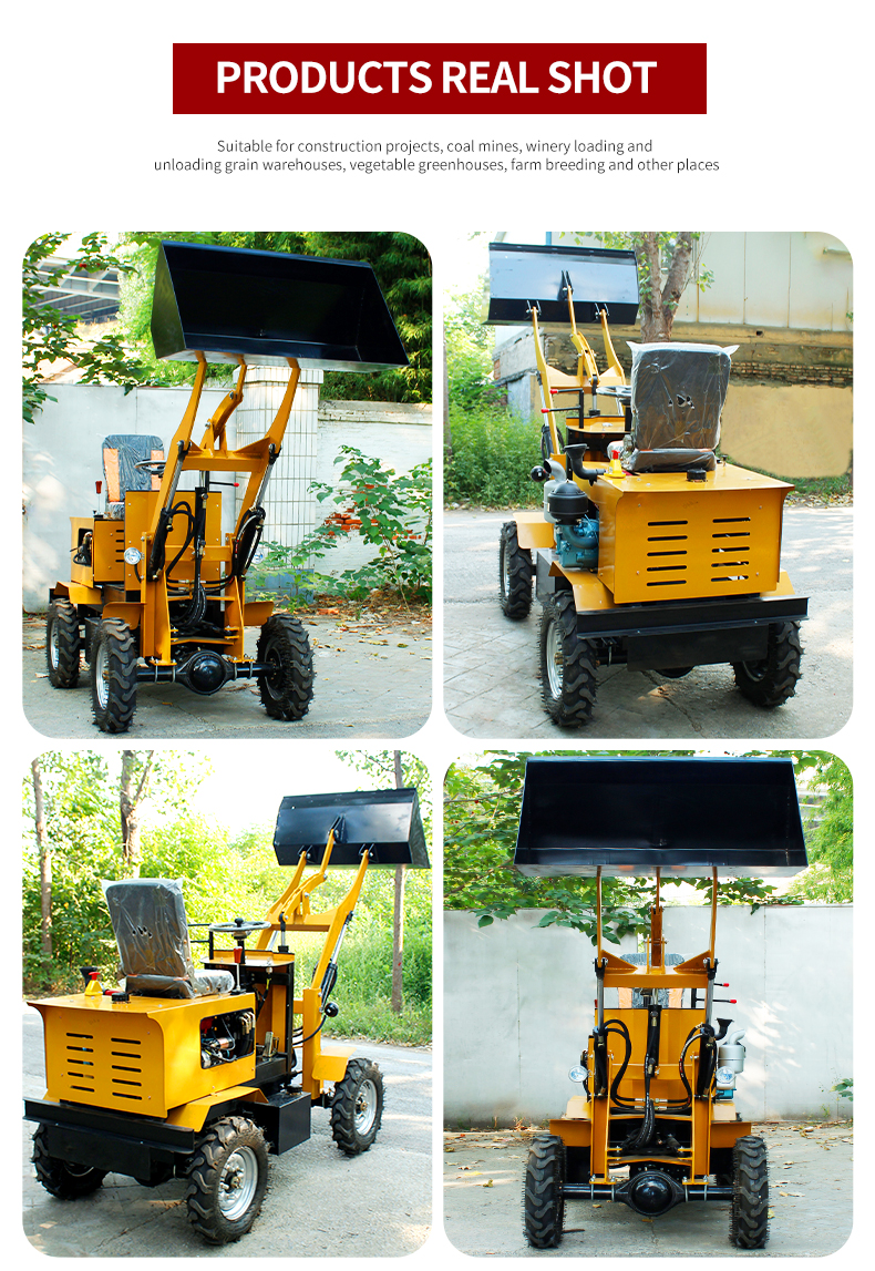 Small Size Mini Bucket Loader 300kg 400kg for Easy Operation and Material Handling
