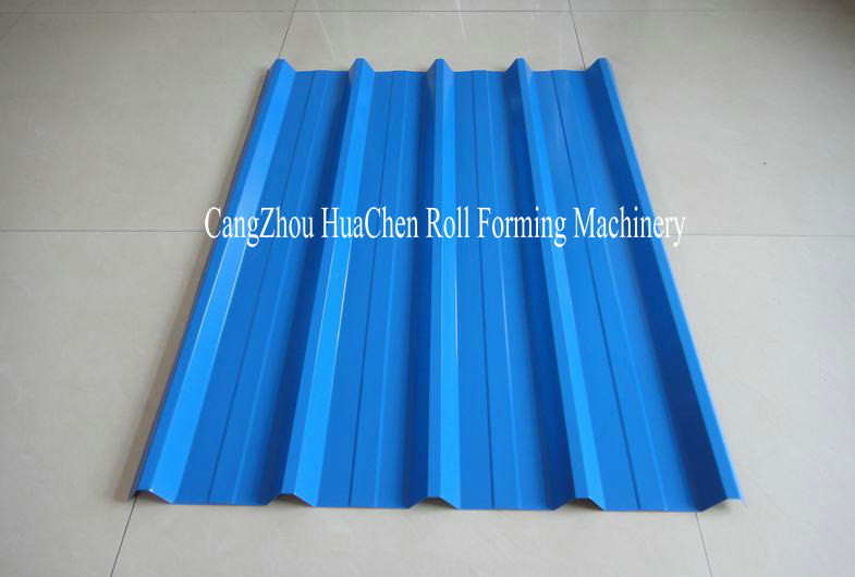 5.5KW Hydraulic corrugated sheet roll forming machine , Glazed Tiles Roll Forming Machinery