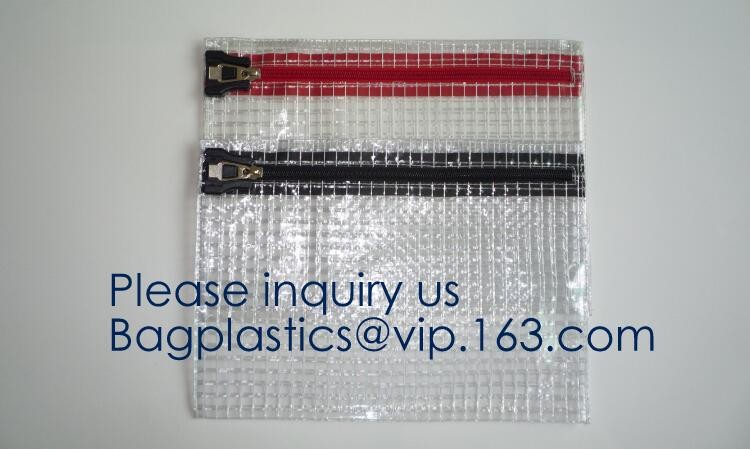 Zipper Vinyl PVC Leather Bank Deposit Bags Bank Deposit Bag With Key Ring,Locking Courier Bag 1000 Denier Nylon Combinat