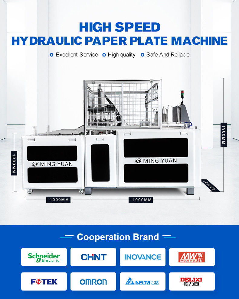 3-16 Inch Disposable Full Automatic Forming Paper Plate Making Machine Price List