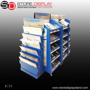 Quality Calendars currugated cardboard displays stand shelf wholesale