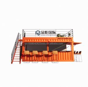 Quality Affordable 20ft or 40ft Shipping Container Prefabricated Shops Stores with Aluminum Alloy Windows wholesale