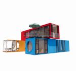 20ft 40ft Steel Frame Galvanized Steel Bending 180g Modular Modern Home Luxury