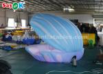 Giant 4mH Colorful Lighting Inflatable Led Shell For Wedding Decoration