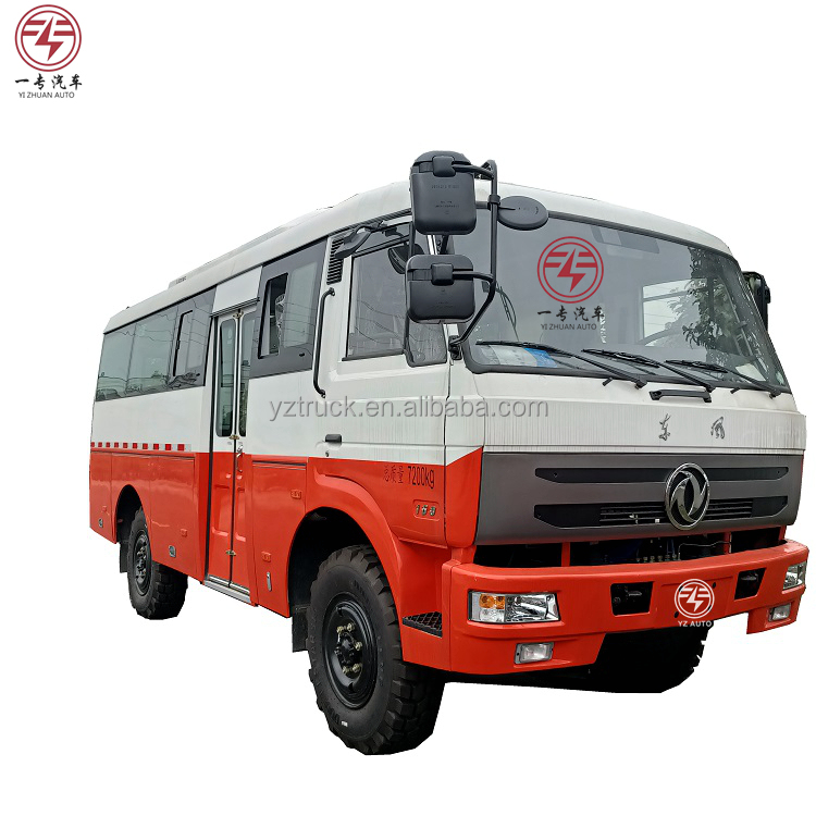 Dongfeng 4x4 Mini Bus Project Vehicle Customer's Requirement for Off-road Desert Coach