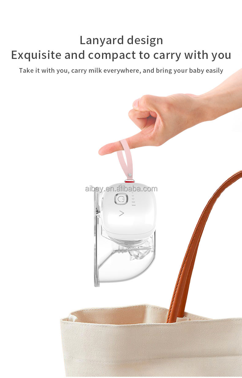 PP Silicon Portable Electric Breast Pump For Baby Feeding Milk Extraction