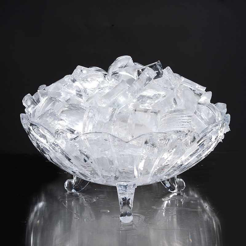 220V Commercial Split Type Crescent Ice Machine with 400Kg Clear Crystal Water Cooling