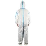 63g-65g Disposable Coverall Suit XXL Tyvek Coveralls With Hood