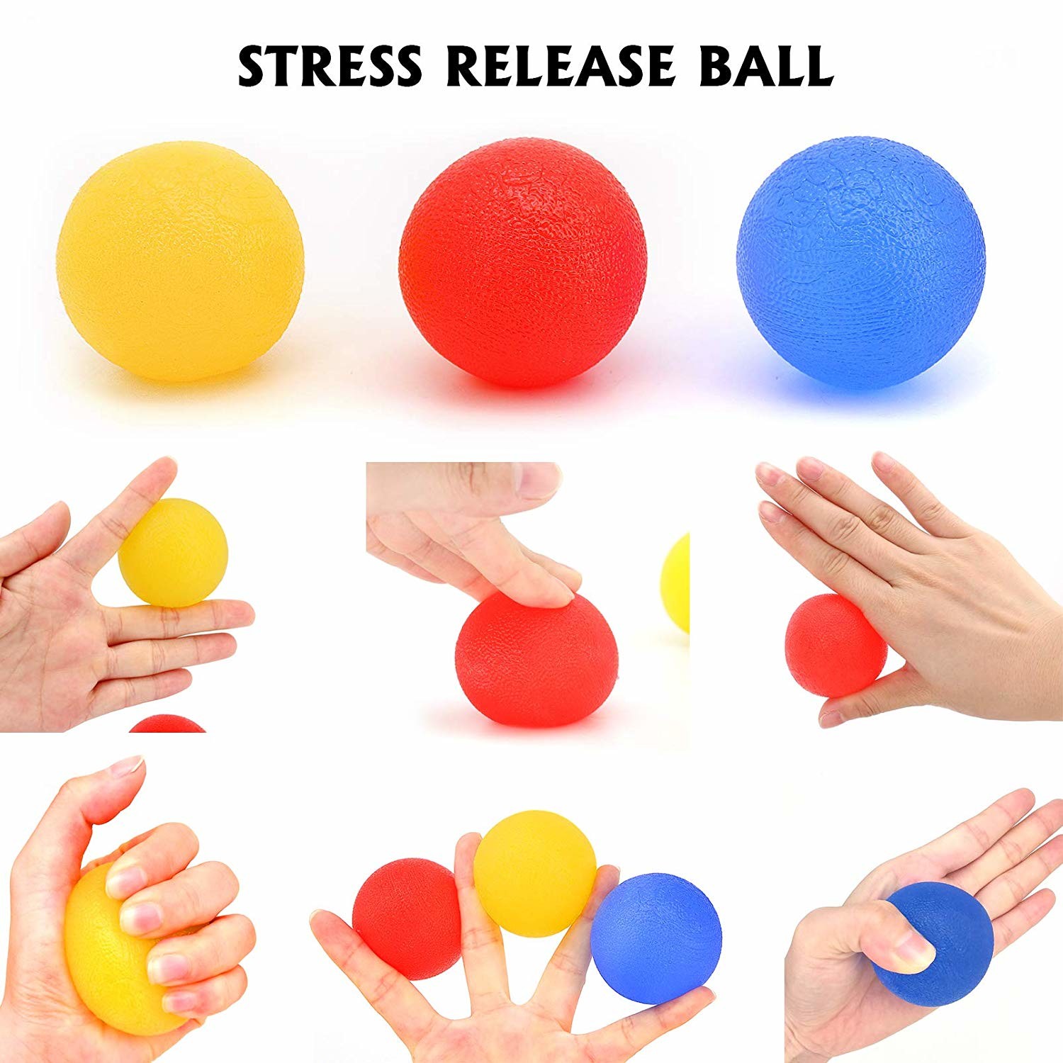 Wholesale Custom Tear Resistant Non Toxic TPR Stress Relief Balls For Kids And Adults