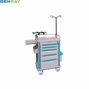 Quality 630 X 470 X 920mm ABS Emergency Medical Trolley Equipment wholesale