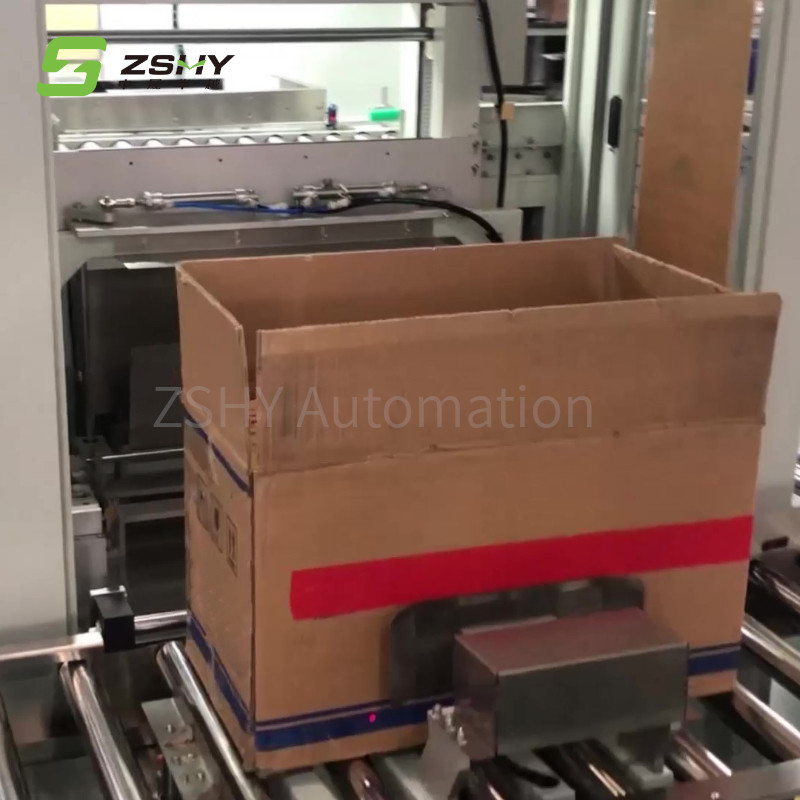 Equipment OEE 85% Automatic Corrugated Box Packing Machine 600pcs/hour