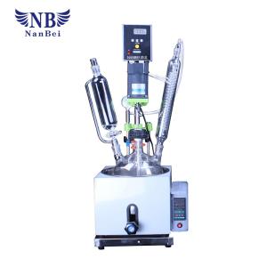 Quality Small Single Layer Heating Chemical Glass Reactor wholesale