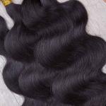 Black Real Brazilian Hair Weave Lustrous Large Quantity Full Cuticle Aligned