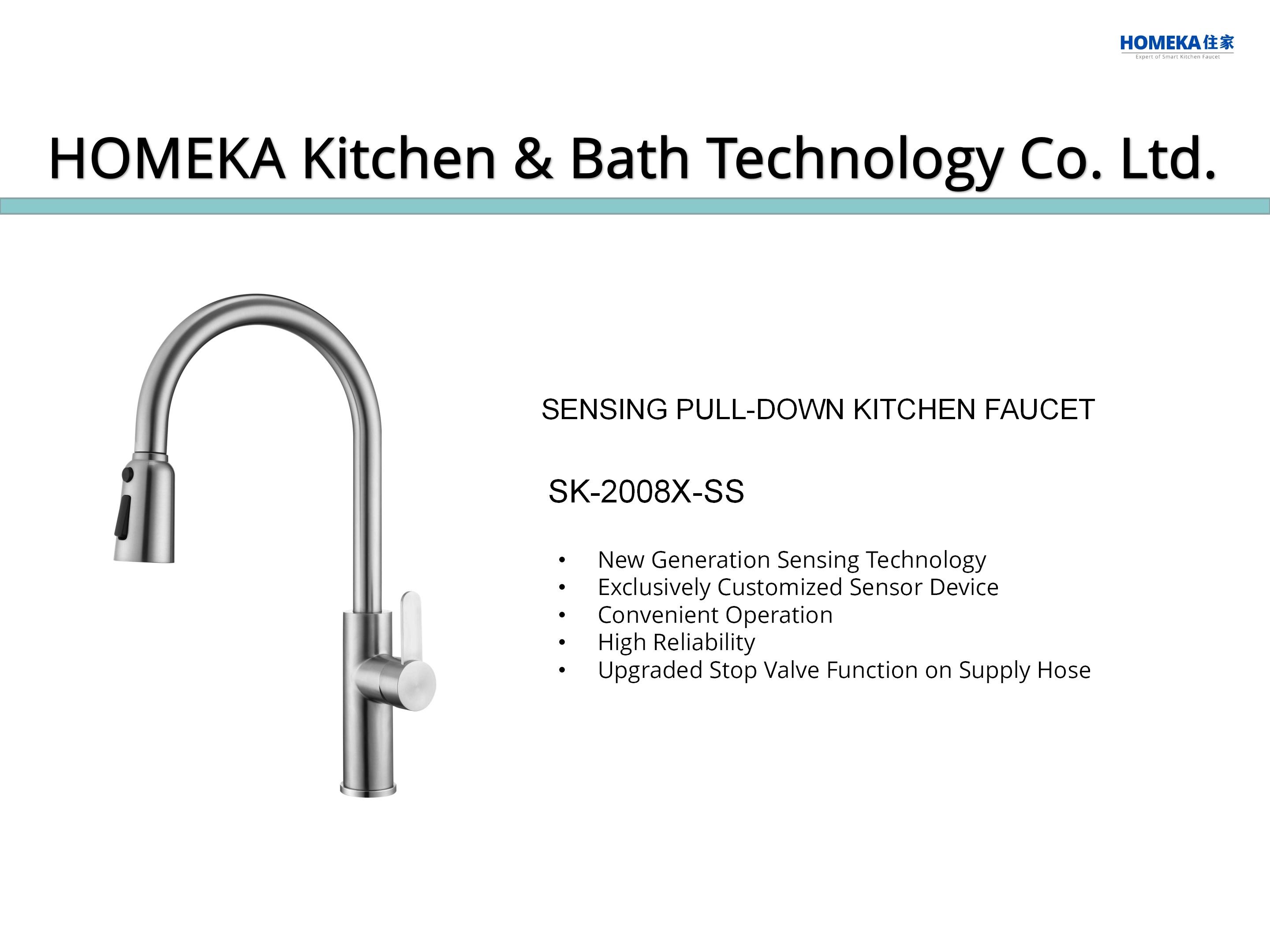 DC4.5-6.5V Brushed Nickel Gooseneck Kitchen Faucet With Pull Out Sprayer