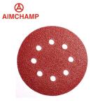 Wood sandpaper Hook And Loop Sanding Disc Yellow White Green White Abrasive Pad