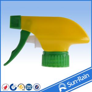 Quality 28mm Yellow Green Cosmetic trigger sprayers for bottles 28/400 28/410 28/415 wholesale