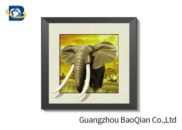 5D Effect Animals Lenticular Photo Printing , Horse Animal Print Lenticular MDF