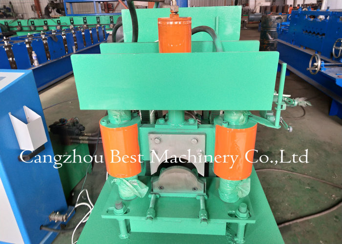 High Precision Ridge Cap Roll Forming Machine For Roof Tile / IBR Roof Sheet