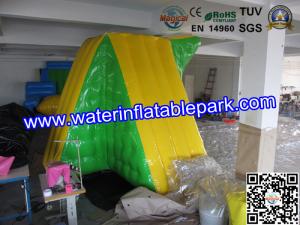 Quality Sea Or Lake Inflatable Water Park Toy / 0.9mm PVC Tarpaulin Floating Climbing wholesale