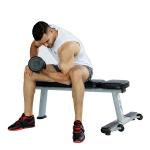 Freeman Commercial Gym Fitness Equipment Flat Bench
