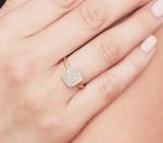 2024 Rings Brazilian Pave White CZ Silver Ring for Fine Jewellery Fashion