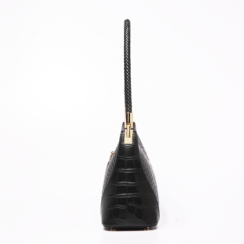 Trendy Genuine Leather Shoulder Underarm Bag for Daily Life Season All Seasons