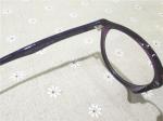 80031-C6 Shiny Purple Color Acetate Temple TR90 Material Optical Eyeglasses