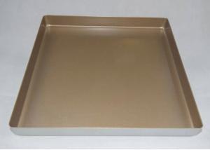 Quality Aluminium Cake Mould Square Non Stick 1.5mm Square Baking Mold With Golden Coating wholesale