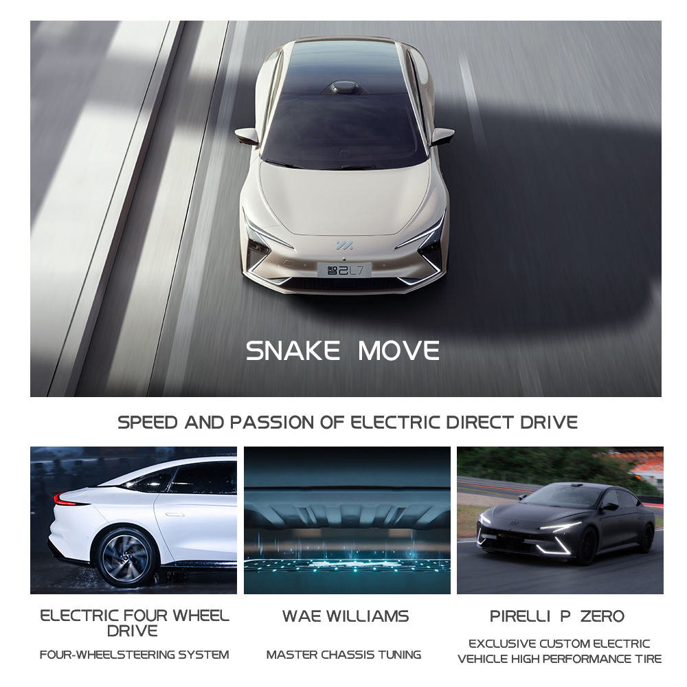 Option IM L7 Luxury Electric Car with Pure Electric Energy and YinHe Battery in the EV Category