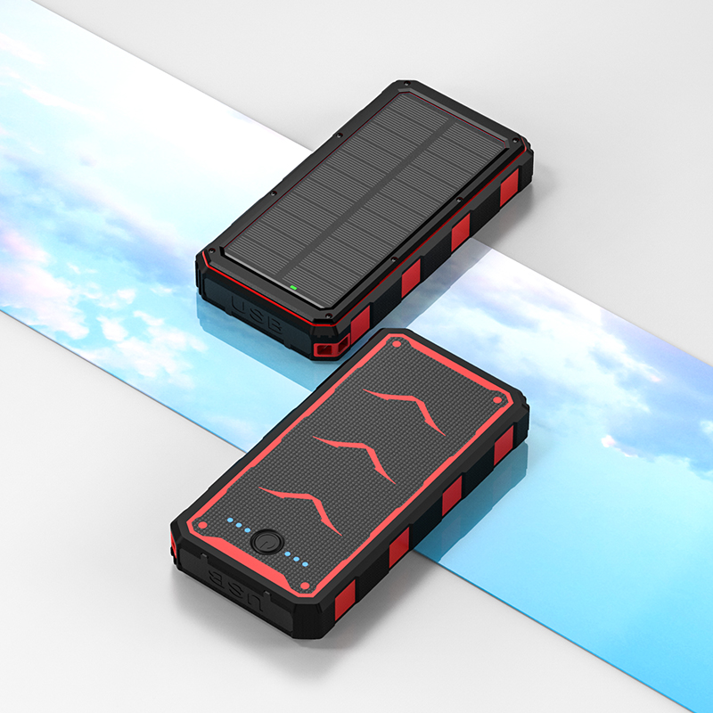 22.5W Output Solar Mobile Charger 20000mAh Wireless Charging Power Bank for Smartphones