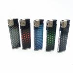 Child Resistance Disposable Plastic Electronic Petrol Cigarette Lighter 8.0*2.5