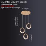 Luxury Crystal Chandelier For Staircase Led Home Decor Light Fixture Modern