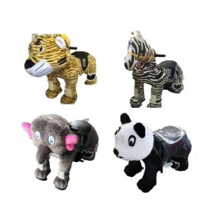 Quality Plastic Mini Park Animal Joy Coin Operated Horse Ride / Kids Electric Cars wholesale