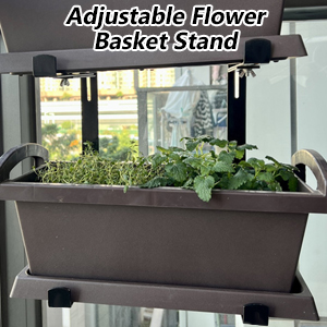 Easy Assembled Metal Iron Planter Box for Wall Planter Hooks and Flower Pot Bracket