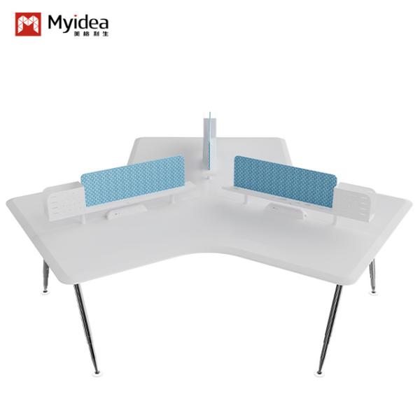 Minimalist Modern Screen Divider Workstation Office Employee Desk 6-Seater Extra