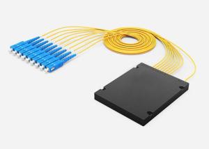 Quality Low Insertion Loss Optical Cable Splitter , Low PDL 1x8 PLC Splitter ABS Tube 2.0mm 1M Cable wholesale