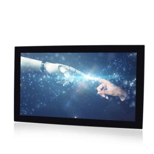 China USB VGA 21.5 Embedded 10 Point Capacitive Touch Screen Aluminum Alloy Case on sale