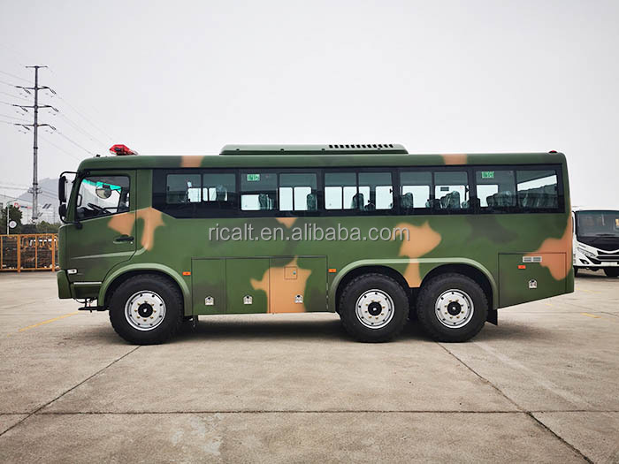 16-30 Seats Dongfeng 6X6 Off Road Bus High Repurchase Rate and Advanced Technology