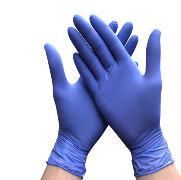 Dark Blue Examination Medical Nitrile Gloves Medical Grade Factory Directoy