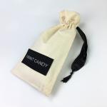 Sewing Label Logo Cotton Drawstring Candy Packaging Bags