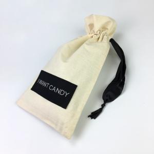 Quality Sewing Label Logo Cotton Drawstring Candy Packaging Bags wholesale
