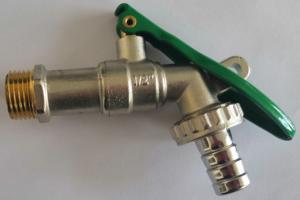Quality Iron Locked Handle ISO9001 Brass Bibcock Valve Water Shut Off Valve wholesale