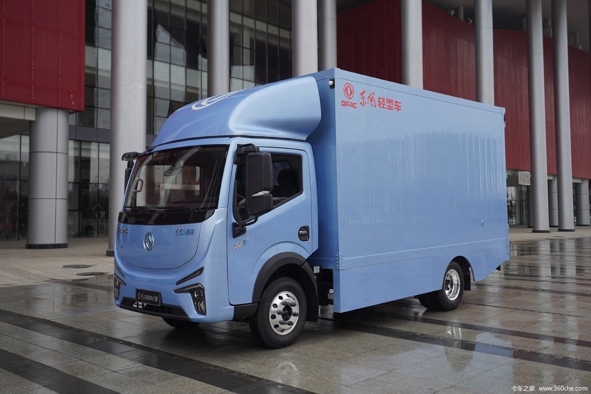 18.5CBM Electric Van Cargo Truck with Rear Camera and Electronic Stability Control