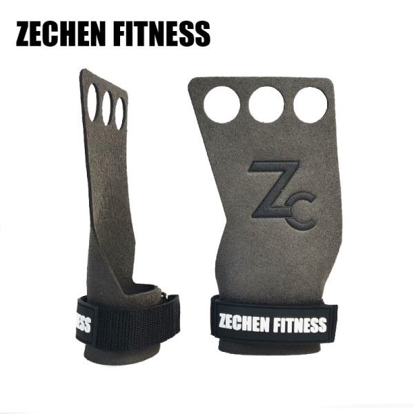 Microfiber Leather 3 Hole Hand Grips Crossfit OEM Palm Pull Up Gym Safety