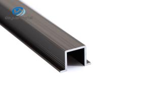 Quality 2.4m Aluminum U Profiles , Straight Edge U Shape Aluminum Channel ODM Available wholesale