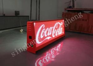 Quality Video P5 4G Digital Taxi Tops , Taxi Led Advertising Sign 100000h Lifespan wholesale