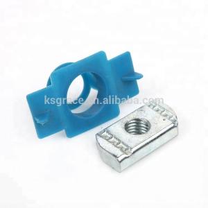China Carbon Steel Solar Channel Spring Nut Accessories Strut Fittings Spring Nuts on sale